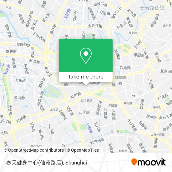 春天健身中心(仙霞路店) map