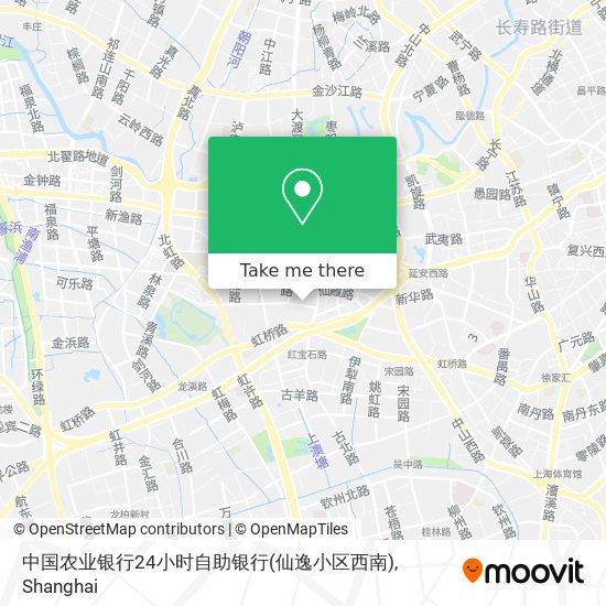 中国农业银行24小时自助银行(仙逸小区西南) map