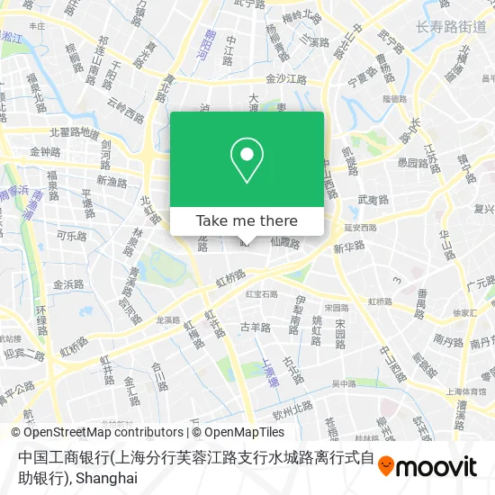 中国工商银行(上海分行芙蓉江路支行水城路离行式自助银行) map