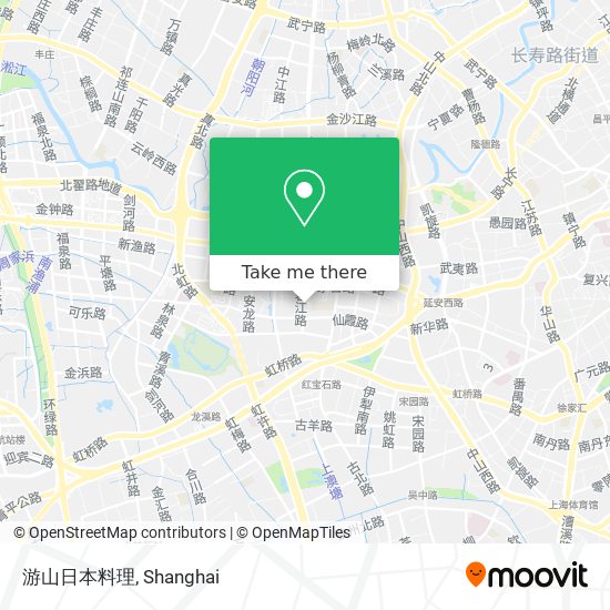 游山日本料理 map