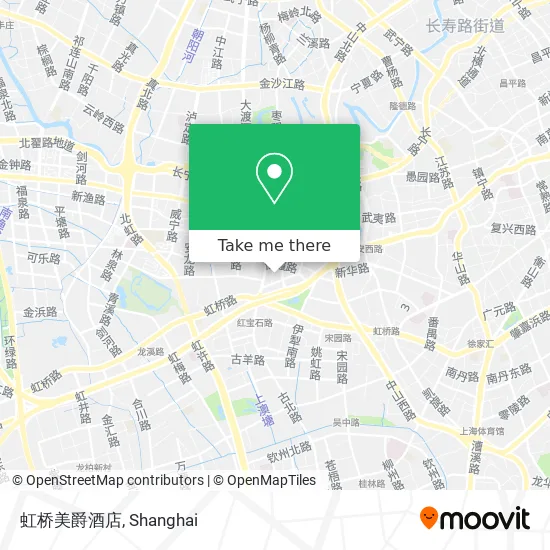 虹桥美爵酒店 map