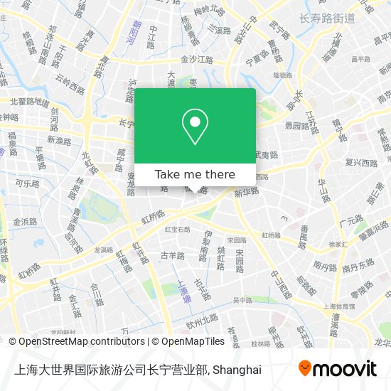 上海大世界国际旅游公司长宁营业部 map