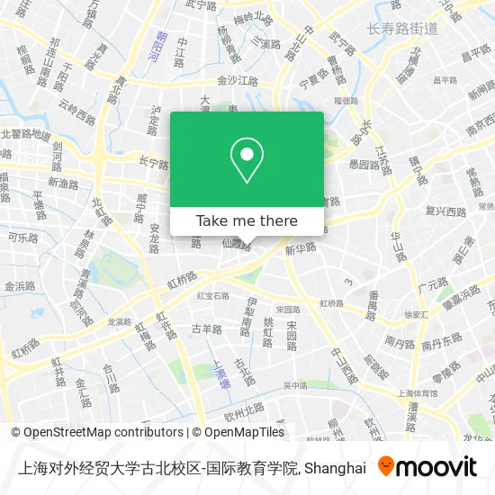 上海对外经贸大学古北校区-国际教育学院 map