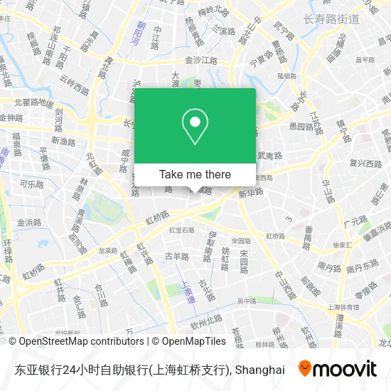 东亚银行24小时自助银行(上海虹桥支行) map