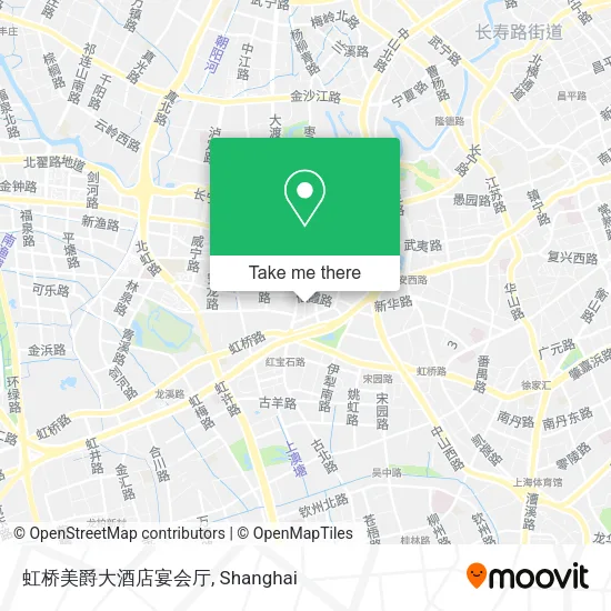 虹桥美爵大酒店宴会厅 map