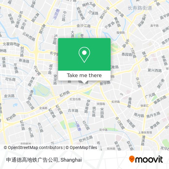 申通德高地铁广告公司 map