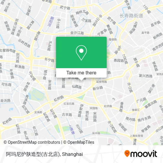 阿玛尼护肤造型(古北店) map