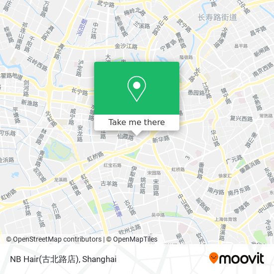 NB Hair(古北路店) map