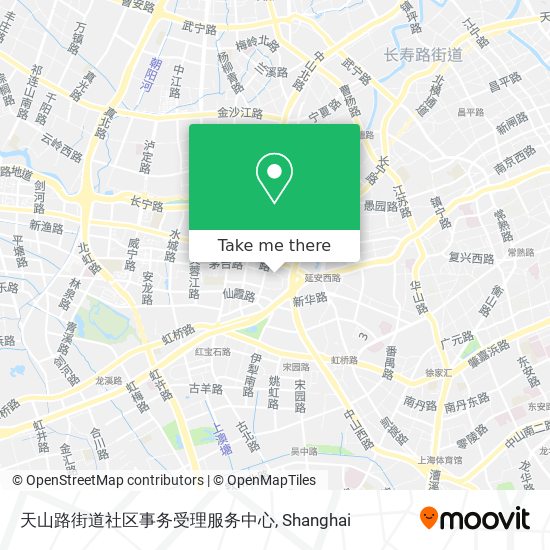 天山路街道社区事务受理服务中心 map