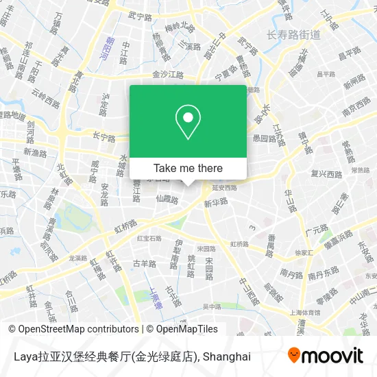 Laya拉亚汉堡经典餐厅(金光绿庭店) map
