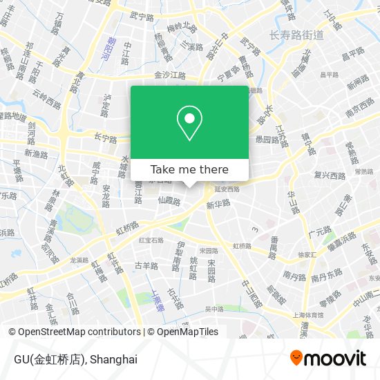 GU(金虹桥店) map