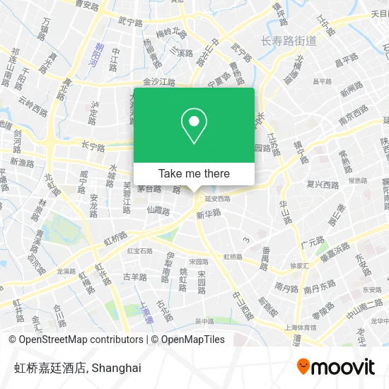 虹桥嘉廷酒店 map