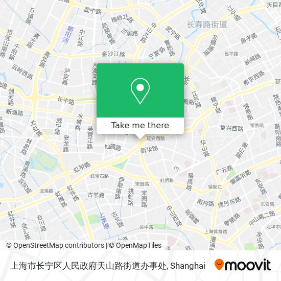 上海市长宁区人民政府天山路街道办事处 map