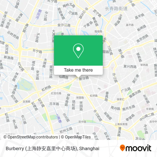 Burberry (上海静安嘉里中心商场) map