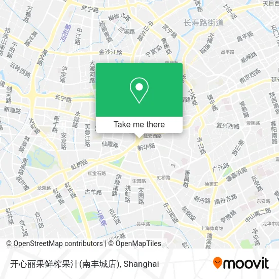 开心丽果鲜榨果汁(南丰城店) map