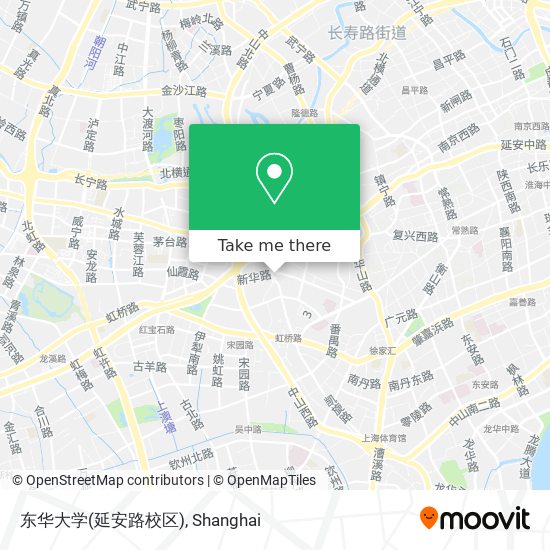 东华大学(延安路校区) map