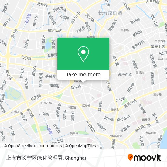 上海市长宁区绿化管理署 map