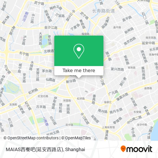 MAIAS西餐吧(延安西路店) map