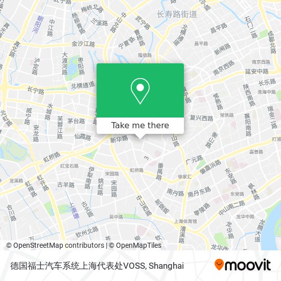 德国福士汽车系统上海代表处VOSS map