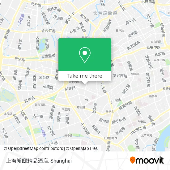 上海裕邸精品酒店 map