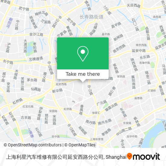 上海利星汽车维修有限公司延安西路分公司 map