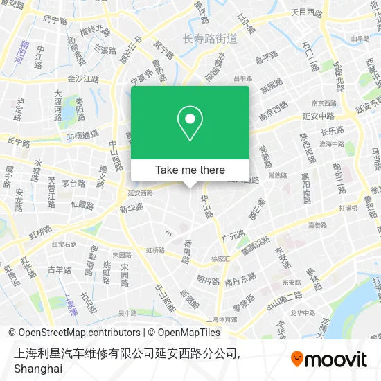 上海利星汽车维修有限公司延安西路分公司 map