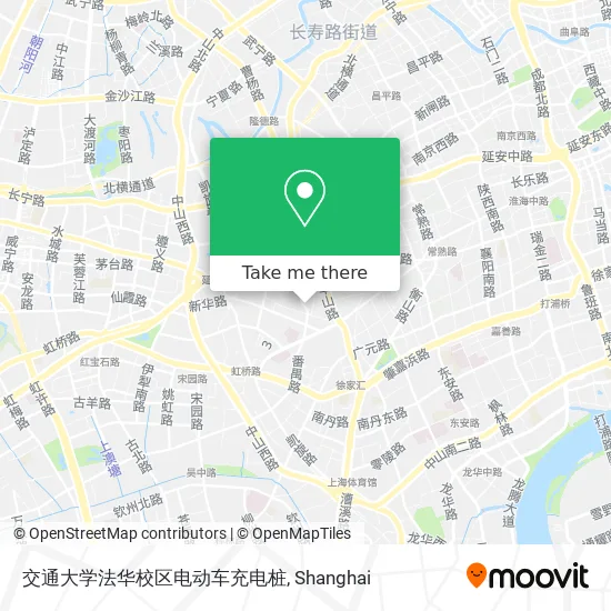 交通大学法华校区电动车充电桩 map