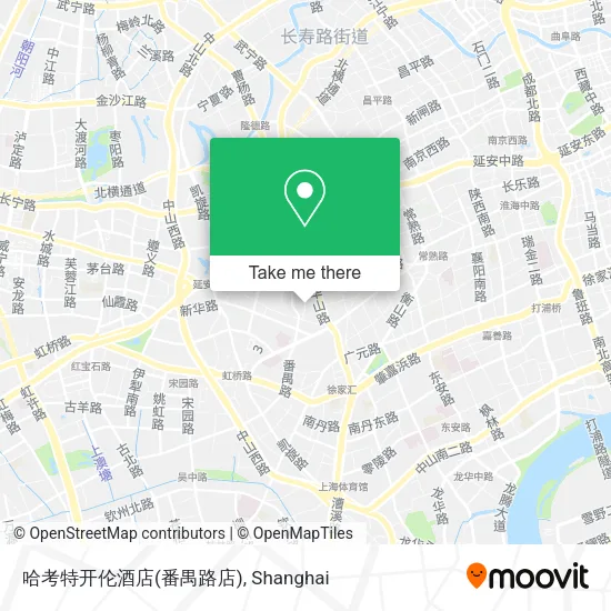 哈考特开伦酒店(番禺路店) map