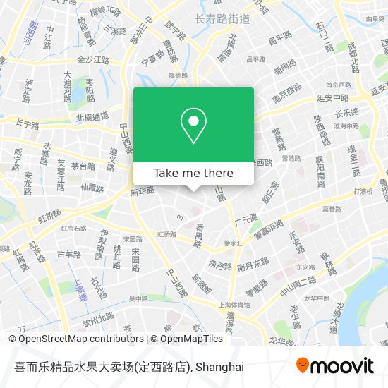 喜而乐精品水果大卖场(定西路店) map