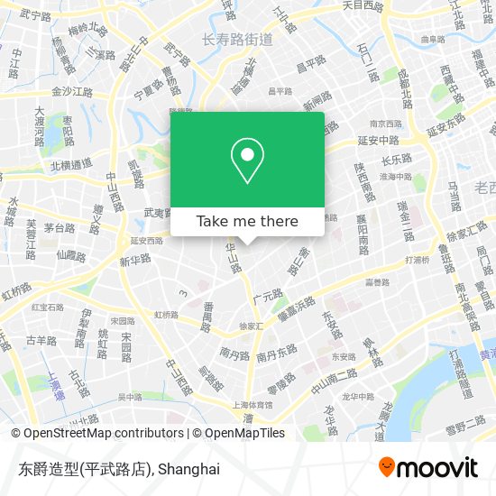 东爵造型(平武路店) map