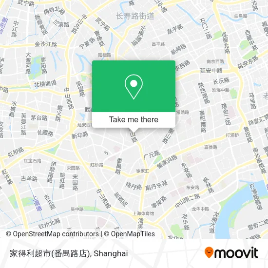 家得利超市(番禺路店) map