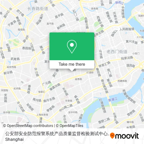 公安部安全防范报警系统产品质量监督检验测试中心 map