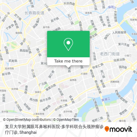 复旦大学附属眼耳鼻喉科医院-多学科联合头颈肿瘤诊疗门诊 map