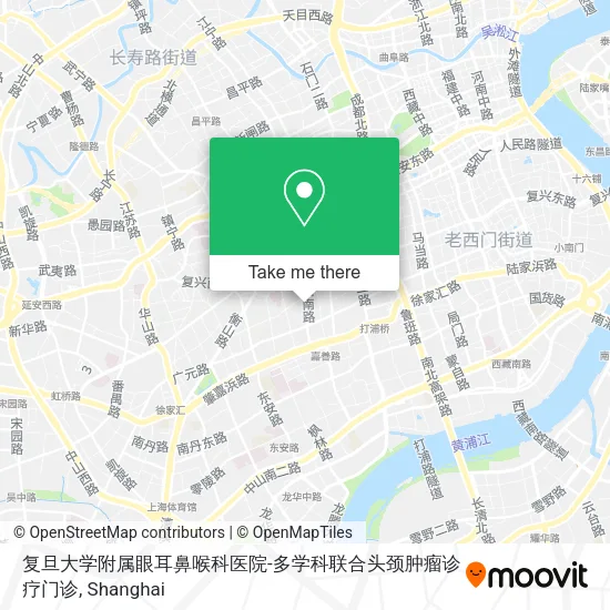 复旦大学附属眼耳鼻喉科医院-多学科联合头颈肿瘤诊疗门诊 map