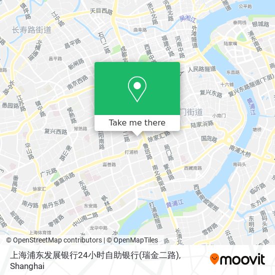 上海浦东发展银行24小时自助银行(瑞金二路) map