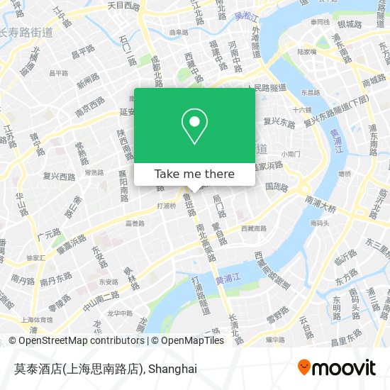 莫泰酒店(上海思南路店) map