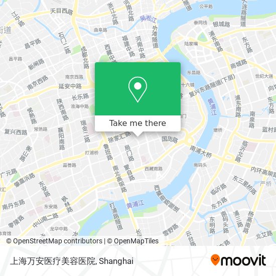 上海万安医疗美容医院 map