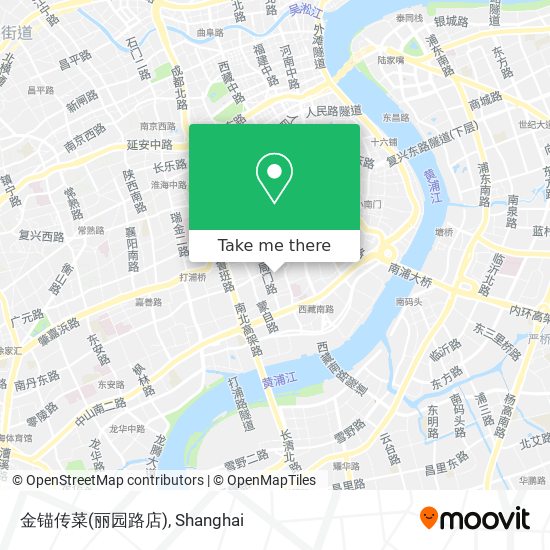 金锚传菜(丽园路店) map