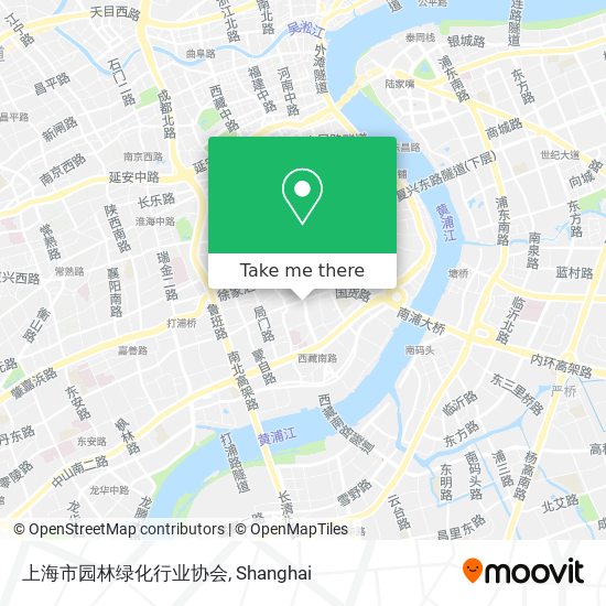 上海市园林绿化行业协会 map