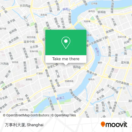 万事利大厦 map