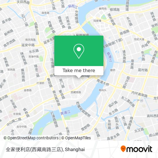 全家便利店(西藏南路三店) map