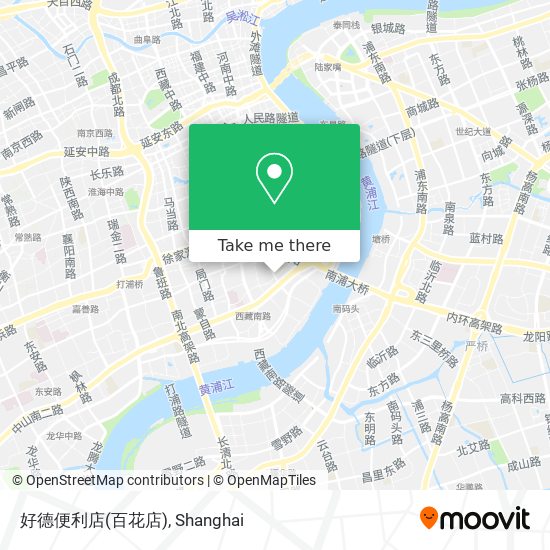 好德便利店(百花店) map