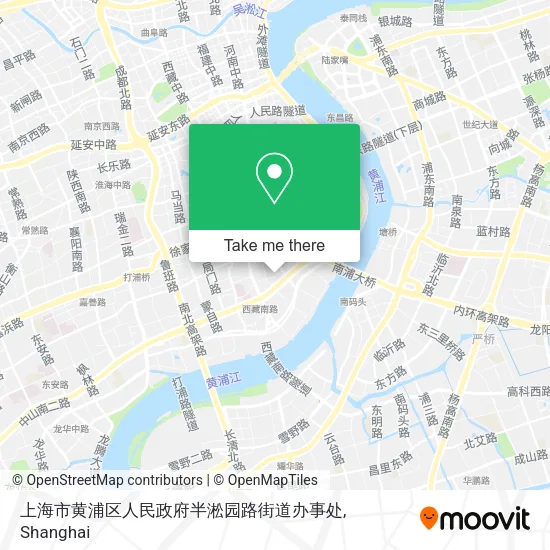 上海市黄浦区人民政府半淞园路街道办事处 map