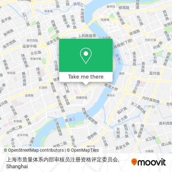 上海市质量体系内部审核员注册资格评定委员会 map