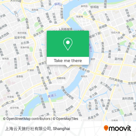 上海云天旅行社有限公司 map