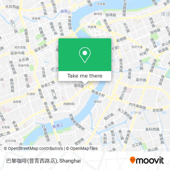 巴黎咖啡(普育西路店) map