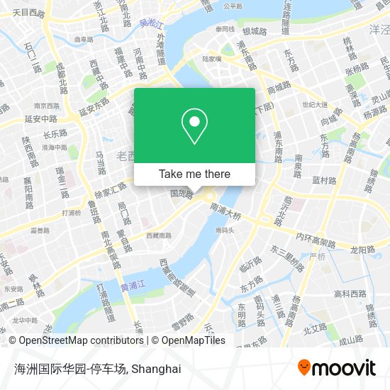 海洲国际华园-停车场 map