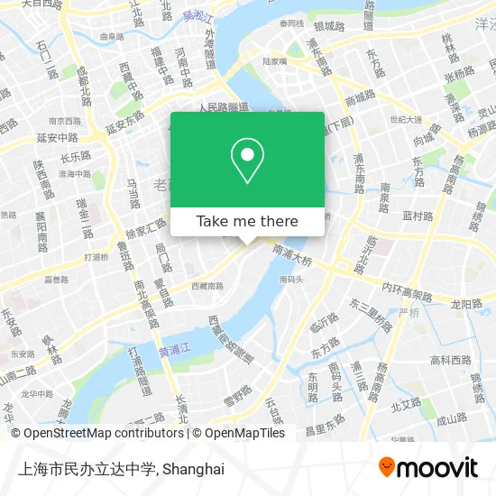 上海市民办立达中学 map