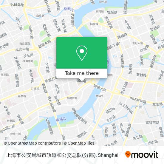 上海市公安局城市轨道和公交总队(分部) map