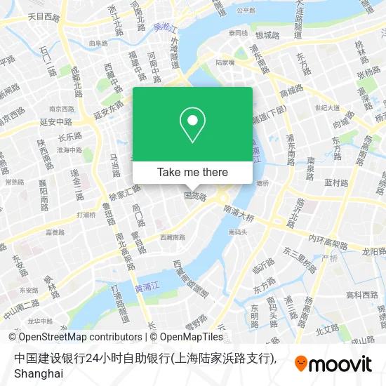 中国建设银行24小时自助银行(上海陆家浜路支行) map